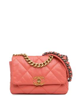 CHANEL Pre-Owned 2020 mittelgroße 19 Flap Satchel-Tasche - Rosa von CHANEL Pre-Owned