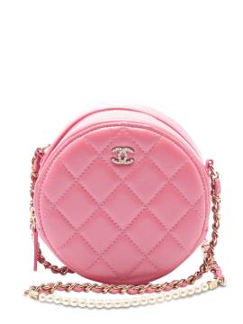 CHANEL Pre-Owned 2020 gesteppte Clutch mit Kette - Rosa von CHANEL Pre-Owned