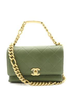 CHANEL Pre-Owned 2020 pre-owned Handtasche mit Rautensteppung - Grün von CHANEL Pre-Owned