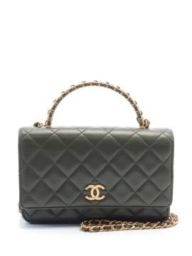 CHANEL Pre-Owned 2020 pre-owned Handtasche mit Rautensteppung - Grün von CHANEL Pre-Owned