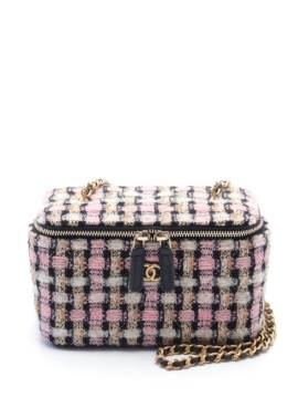 CHANEL Pre-Owned 2020s kleine Pearl Crush Kosmetiktasche zum Umhängen - Rosa von CHANEL Pre-Owned