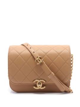 CHANEL Pre-Owned 2020s Matelassé-Schultertasche - Nude von CHANEL Pre-Owned