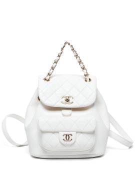 CHANEL Pre-Owned 2020s mini Duma Rucksack - Weiß von CHANEL Pre-Owned