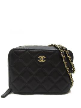 CHANEL Pre-Owned 2021-2022 Mini-Tasche mit CC - Schwarz von CHANEL Pre-Owned