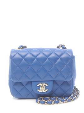 CHANEL Pre-Owned 2021-2022 Matelasse Schultertasche mit Kette - Blau von CHANEL Pre-Owned