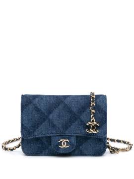 CHANEL Pre-Owned 2021-2024 Jeans-Gürteltasche mit Print - Blau von CHANEL Pre-Owned