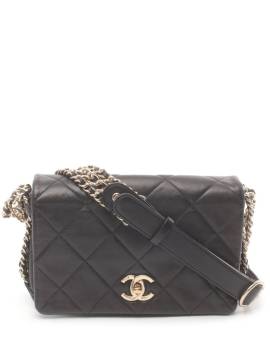 CHANEL Pre-Owned 2021 Chain Rows Schultertasche - Schwarz von CHANEL Pre-Owned