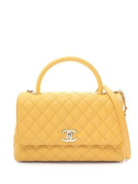 CHANEL Pre-Owned 2021 Coco Handle Handtasche 29cm - Gelb von CHANEL Pre-Owned