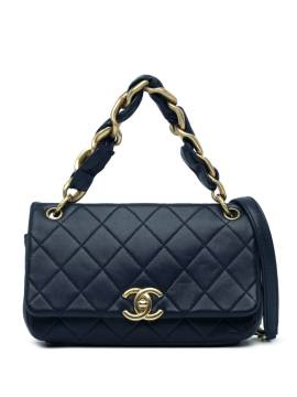 CHANEL Pre-Owned 2021 gesteppte Chain is More Flap Satchel-Tasche - Blau von CHANEL Pre-Owned