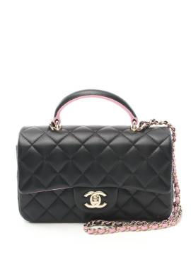 CHANEL Pre-Owned 2021 mini Classic Flap Schultertasche - Schwarz von CHANEL Pre-Owned