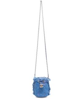 CHANEL Pre-Owned 2021 Mini Denim-Tasche - Blau von CHANEL Pre-Owned