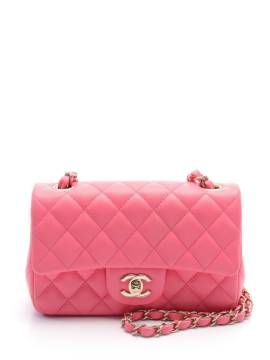 CHANEL Pre-Owned 2021 pre-owned mini Classic Flap Schultertasche - Rosa von CHANEL Pre-Owned