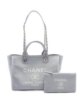 CHANEL Pre-Owned 2021 Kleine Deauville Handtasche - Blau von CHANEL Pre-Owned