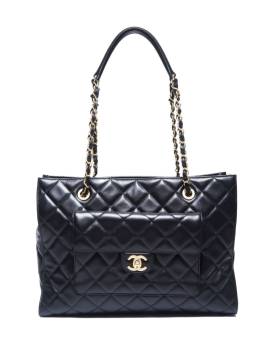 CHANEL Pre-Owned 2023 Matelassé-Schultertasche - Schwarz von CHANEL Pre-Owned