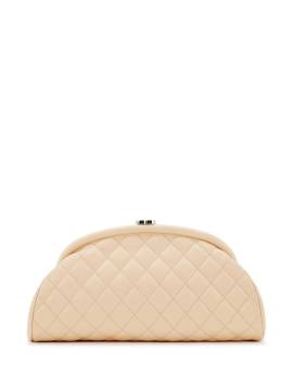 CHANEL Pre-Owned Clutch mit Rautensteppung - Nude von CHANEL Pre-Owned
