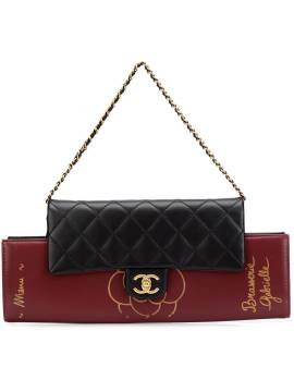 CHANEL Pre-Owned 'Gabrielle' menu clutch bag - Schwarz von CHANEL Pre-Owned