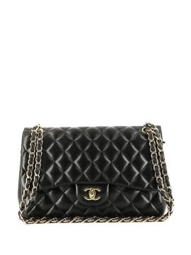CHANEL Pre-Owned Gesteppte Jumbo Timeless Schultertasche - Schwarz von CHANEL Pre-Owned