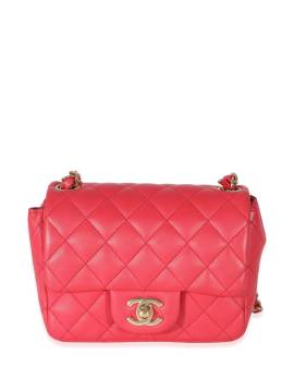 CHANEL Pre-Owned Gesteppte Square Flap Handtasche - Rosa von CHANEL Pre-Owned