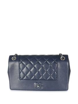 CHANEL Pre-Owned Große Mademoiselle Schultertasche - Blau von CHANEL Pre-Owned