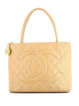 CHANEL Pre-Owned Medallion Handtasche - Nude von CHANEL Pre-Owned
