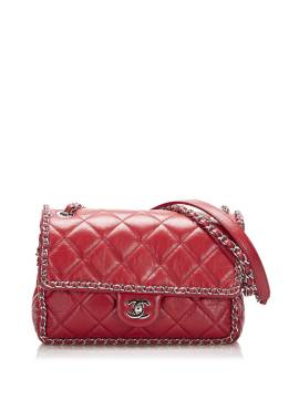 CHANEL Pre-Owned Running Chain Flap Schultertasche - Rot von CHANEL Pre-Owned