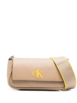 Calvin Klein Jeans Schultertasche mit Logo-Print - Nude von Calvin Klein Jeans