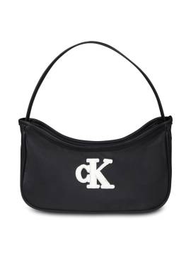 Calvin Klein Kids Schultertasche mit Logo-Patch - Schwarz von Calvin Klein Kids