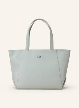 Calvin Klein Shopper Medium Mit Laptop-Fach blau von Calvin Klein