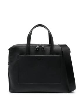 Calvin Klein Strukturierte Laptoptasche mit Logo - Schwarz von Calvin Klein