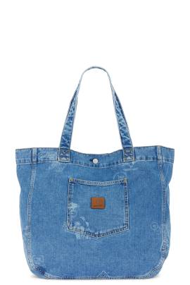 Carhartt WIP TASCHE in Stamp Print & Blue Bleached - Blue. Size all. von Carhartt WIP