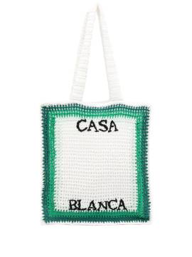 Casablanca Gehäkelte Tennis Tasche - Grün von Casablanca