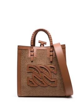 Casadei Gewebter Baurivage Shopper - Braun von Casadei