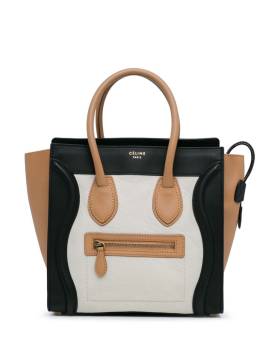 Céline Pre-Owned 2011 micro Tricolor Luggage Tote Satchel-Tasche - Braun von Céline Pre-Owned