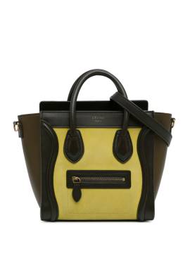 Céline Pre-Owned 2014 nano Reisetasche aus Nubukleder - Gelb von Céline Pre-Owned