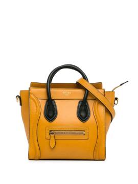 Céline Pre-Owned 2018 Nano Bicolor Luggage Tote Satchel-Tasche - Gelb von Céline Pre-Owned