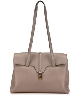 Céline Pre-Owned 2020 Medium Grained Calfskin Soft 16 shoulder bag - Braun von Céline Pre-Owned