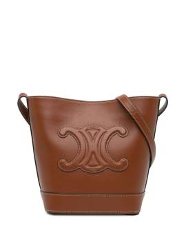 Céline Pre-Owned 2021 kleine Cuir Triomphe Beuteltasche - Braun von Céline Pre-Owned