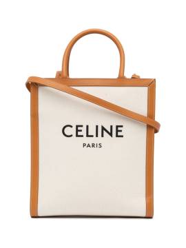 Céline Pre-Owned 2022 kleine Vertical Cabas Satchel-Tasche aus Canvas - Braun von Céline Pre-Owned