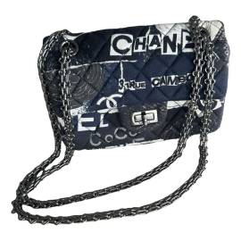 Chanel 2.55 Segeltuch Cross body tashe von Chanel