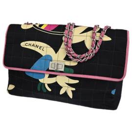 Chanel 2.55 Segeltuch Handtaschen von Chanel
