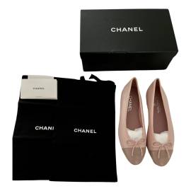 Chanel Cambon Leder Ballerinas von Chanel