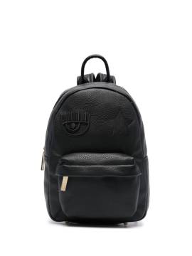 Chiara Ferragni Rucksack mit Augen-Stickerei - Schwarz von Chiara Ferragni