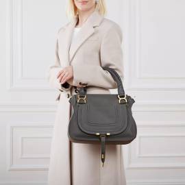 Chloé Crossbody Bags - Marcie Medium Shoulder Bag - Gr. unisize - in Grau - für Damen von Chloé