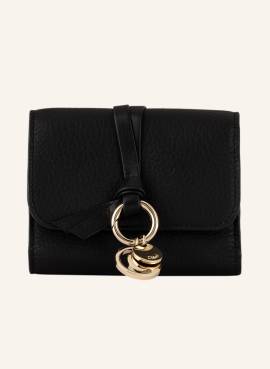 Chloé Geldbörse Alphabet schwarz von Chloé