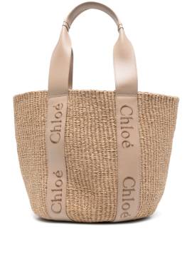 Chloé Großer Woody Shopper - Nude von Chloé