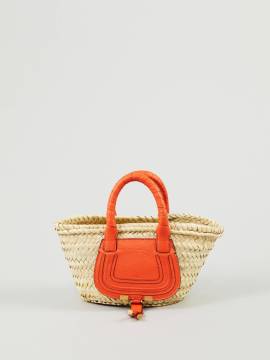 Chloé - Handtasche 'Mini Marcie Basket' Rusted Orange von Chloé
