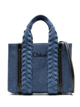 Chloé Kleine Woody Handtasche - Blau von Chloé