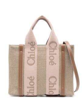 Chloé Kleine Woody Handtasche - Nude von Chloé