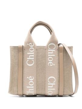 Chloé Kleine Woody Handtasche - Nude von Chloé