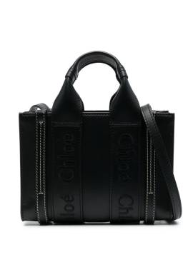 Chloé Mini Woody Handtasche - Schwarz von Chloé